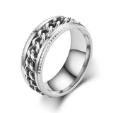 Funki Buys | Rings | Men's Moveable Ring | Titanium Steel Ring