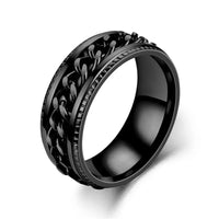 Funki Buys | Rings | Men's Moveable Ring | Titanium Steel Ring