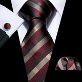 Funki Buys | Neckties | Men's Classic Formal 3pcs Tie Set