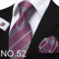 Funki Buys | Neckties | Men's Classic Striped Jacquard Tie Set