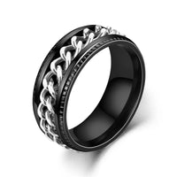 Funki Buys | Rings | Men's Moveable Ring | Titanium Steel Ring