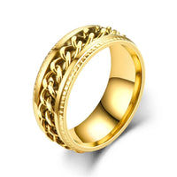 Funki Buys | Rings | Men's Moveable Ring | Titanium Steel Ring