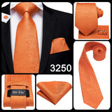 Funki Buys | Neckties | Men's 3 Pcs Elegant Formal Silk Tie Sets
