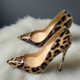Funki Buys | Shoes | Women's Patent Leather Leopard Stilettos