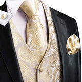 Funki Buys | Vests | Men's 4pcs Formal Floral Tie Set