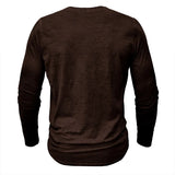 Funki Buys | Shirts | Men's Casual Long Sleeve Henly Shirt