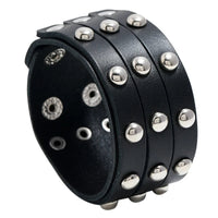 Funki Buys | Bracelets | Unisex Wide Cuff Goth Bracelet