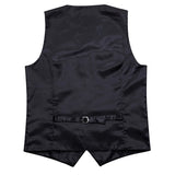 Funki Buys | Vests | Men's Luxury 5 Pcs Grooms Vest Tie Set