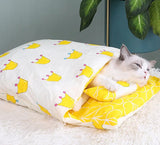 Funki Buys | Pet Beds | Cat Sleeping Bag Japanese Cat Bed