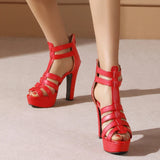 Funki Buys | Shoes | Women's Platform Gladiator Stilettos