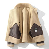 Funki Buys | Jackets | Men's Faux Leather and Sheepskin Jacket