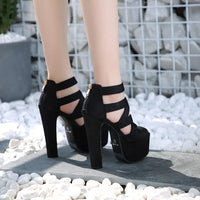 Funki Buys | Shoes | Women's Cross Strap Gladiator Sandals