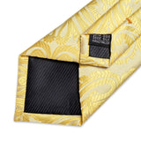 Funki Buys | Neckties | Men's Classic 3 Pcs Gold Floral Tie Set