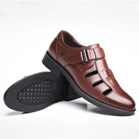 Funki Buys | Shoes | Men's Closed Toe Buckle Strap Sandals
