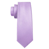 Funki Buys | Neckties | Men's 3pcs Silk Floral Purple Tie Set