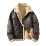 Funki Buys | Jackets | Men's Faux Leather and Sheepskin Jacket