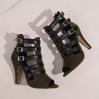 Funki Buys | Shoes | Women's Spike Heel Gladiator Sandals