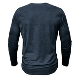 Funki Buys | Shirts | Men's Casual Long Sleeve Henly Shirt