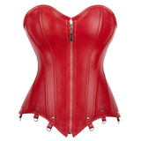 Funki Buys | Lingerie | Women's Faux Leather Fitted Corset