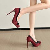 Funki Buys | Shoes | Women's Suede Bow Tie Platorm Heels