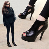 Funki Buys | Shoes | Women's Platform High Heel Party Pumps | 11cm
