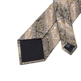 Funki Buys | Neckties | Men's 5 Pcs Floral Bronze Tie Set