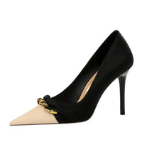 Funki Buys | Shoes | Women's Two Toned Buckle Toe Pumps