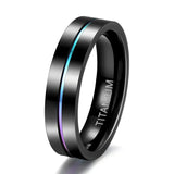 Funki Buys | Rings | Men's Women's Titanium Rainbow Rings