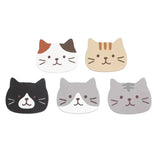 Funki Buys | Coasters | Cartoon Cat Silicone Drink Mats 5 Pcs
