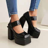 Funki Buys | Shoes | Women's Stone Pattern High-Heel Platform