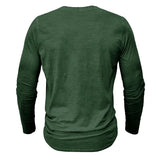 Funki Buys | Shirts | Men's Casual Long Sleeve Henly Shirt
