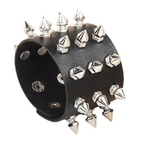Funki Buys | Bracelets | Unisex Wide Cuff Goth Bracelet