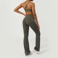 Funki Buys | Pantalons | Leggings évasés de yoga tendance pour femmes
