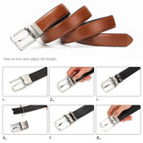 Funki Buys | Belts | Men's Genuine Leather Reversible Belt
