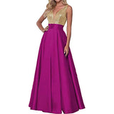 Funki Buys | Dresses | Women's Custom Satin Evening Dress