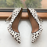 Funki Buys | Shoes | Women's White Black Spotted Heels