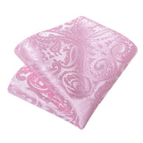 Funki Buys | Neckties | Men's Formal 3pcs Pink Tie Set