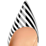 Funki Buys | Shoes | Women's Luxury Striped High Heel Stilettos