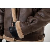 Funki Buys | Jackets | Men's Faux Leather Fleece Bomber Jacket