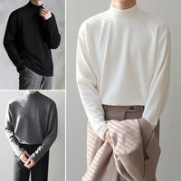 Funki Buys | Sweaters | Men's Thin Lightweight Casual Turtleneck Loose