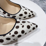 Funki Buys | Shoes | Women's White Black Spotted Heels