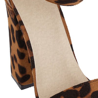 Funki Buys | Shoes | Women's High Leopard Print Platform Sandals