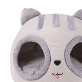 Funki Buys | Pet Beds | Cat Bed | Cute Cat Head Kitten Hut Bed