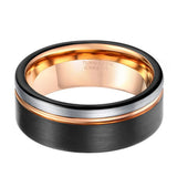 Funki Buys | Rings | Men's Two Tone Wedding Engagement Ring