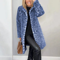 Funki Buys | Jackets | Women's Leopard Print Plush Coat