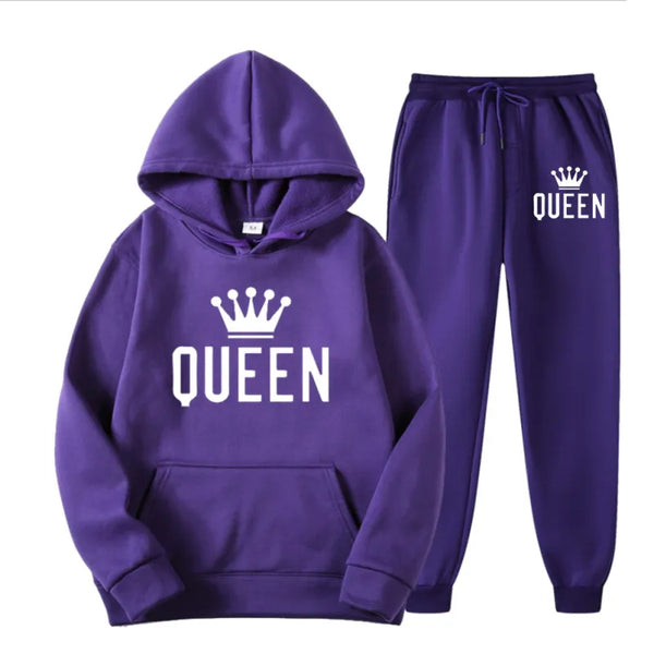 Funki Buys | Activewear | Women's Thickened Hooded Sweat Suit