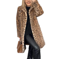 Funki Buys | Jackets | Women's Leopard Print Plush Coat