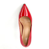 Funki Buys | Shoes | Women's Patent Black Studded Stilettos