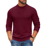 Funki Buys | Sweaters | Men's Slim Fit Round-Neck Pullovers
