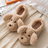 Funki Buys | Shoes | Cartoon Dog Slippers | Fluffy Warm Slippers